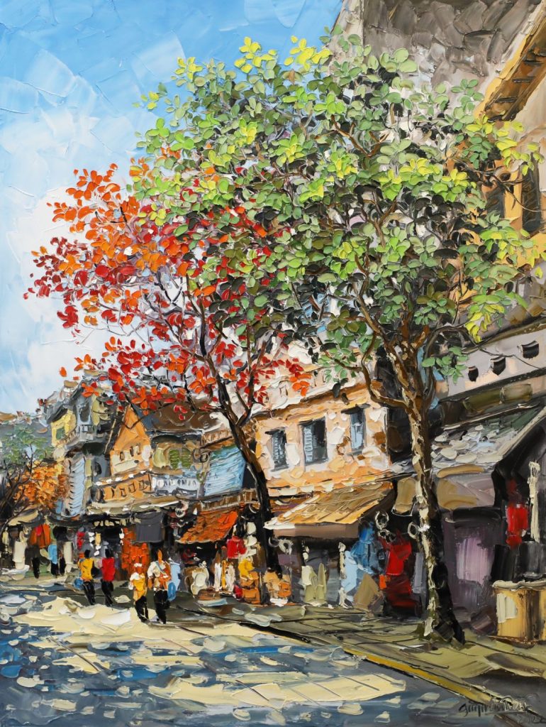 Buy Paintings From Vietnamese Talented Artists Nguyen Art Gallery