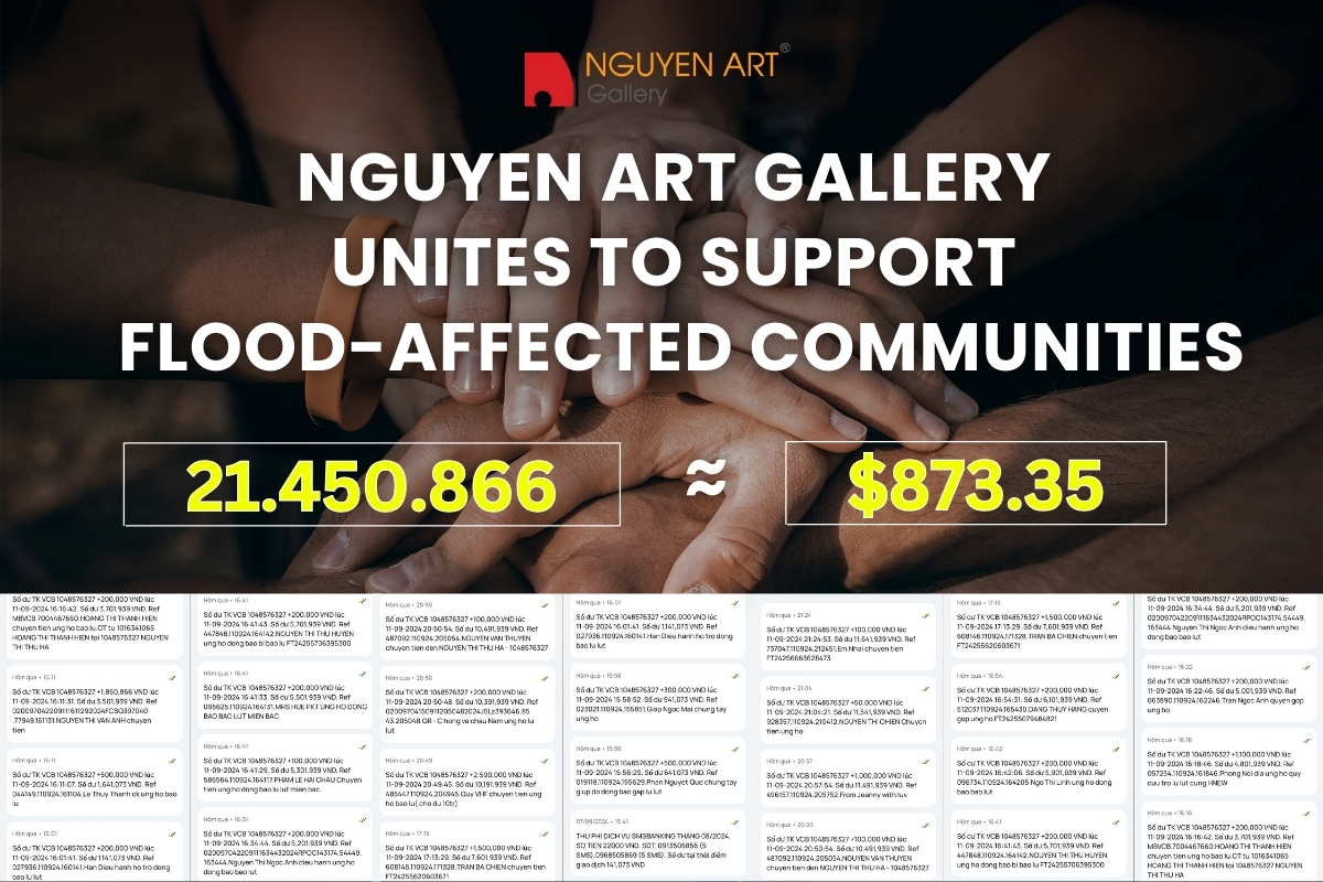 Nguyen Art Gallery Unites To Support Flood-affected Communities