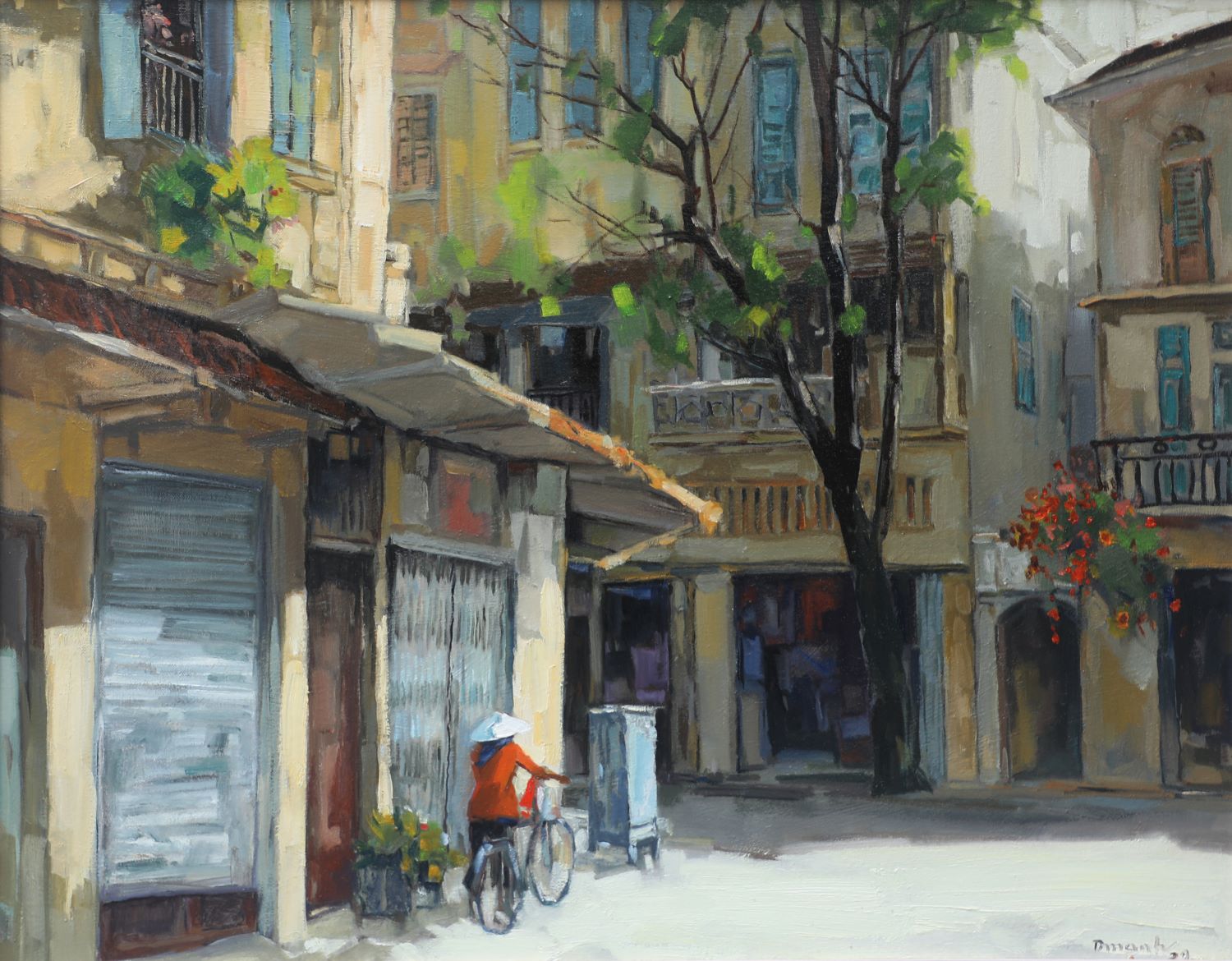 Artist Lam Duc Manh - Vietnamese Oil Paintings - Nguyen Art Gallery