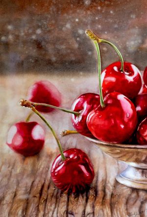 Juicy - Watercolor Painting By Artist Thanh Ha