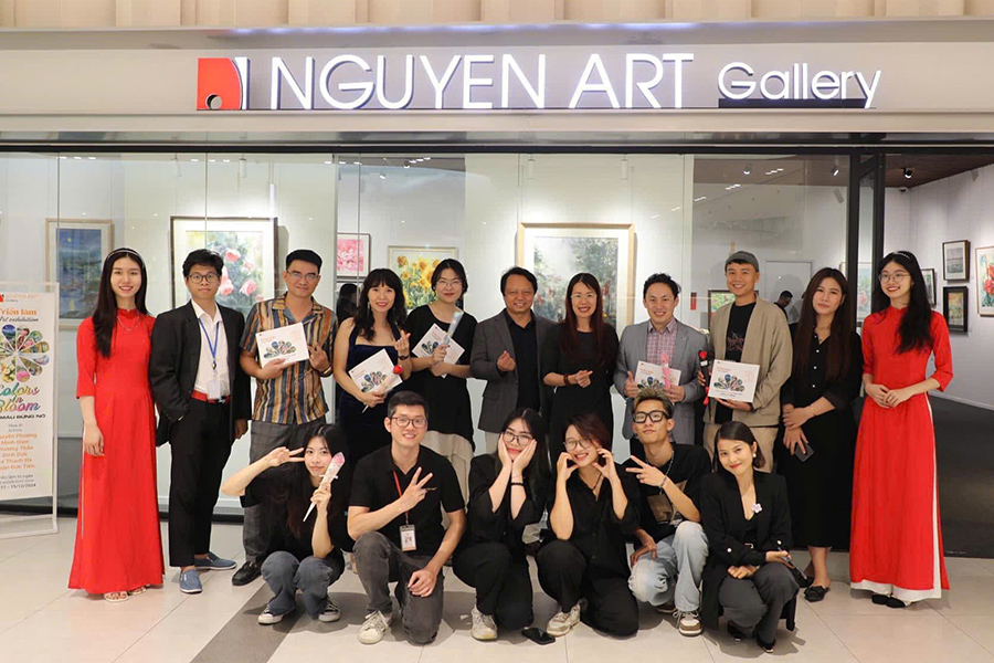 Colors in Bloom Watercolor Paintings Exhibition by Nguyen Art Gallery