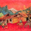 Flaming red twilight, Best Gallery in Vietnam