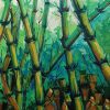 Green Dawn - Vietnamese Oil Painting by Artist Minh Chinh
