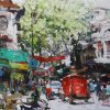 Hanoi in the spring morning, Art Gallery in Vietnam