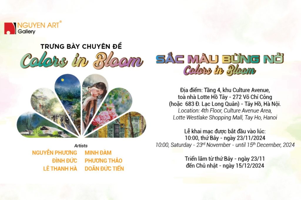 Art Exhibition "Colors in Bloom" Nguyen Art Gallery