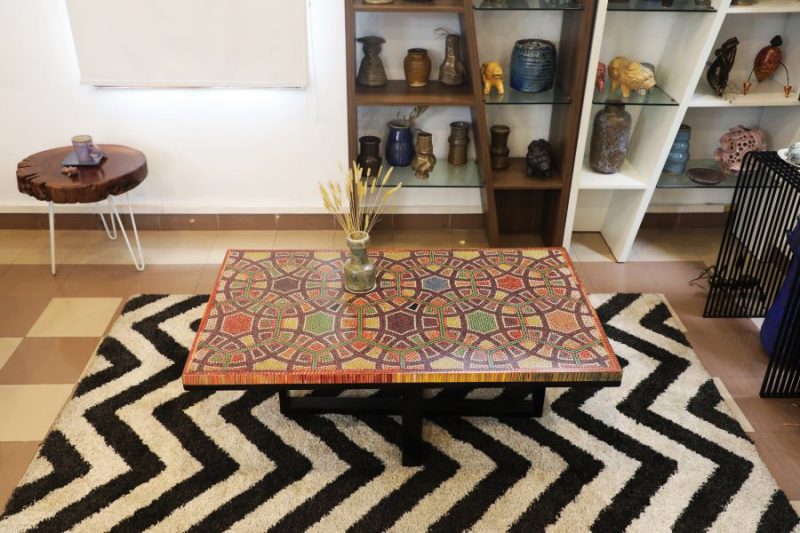 Infinity and Beyond Colored-Pencil Coffee Table 11