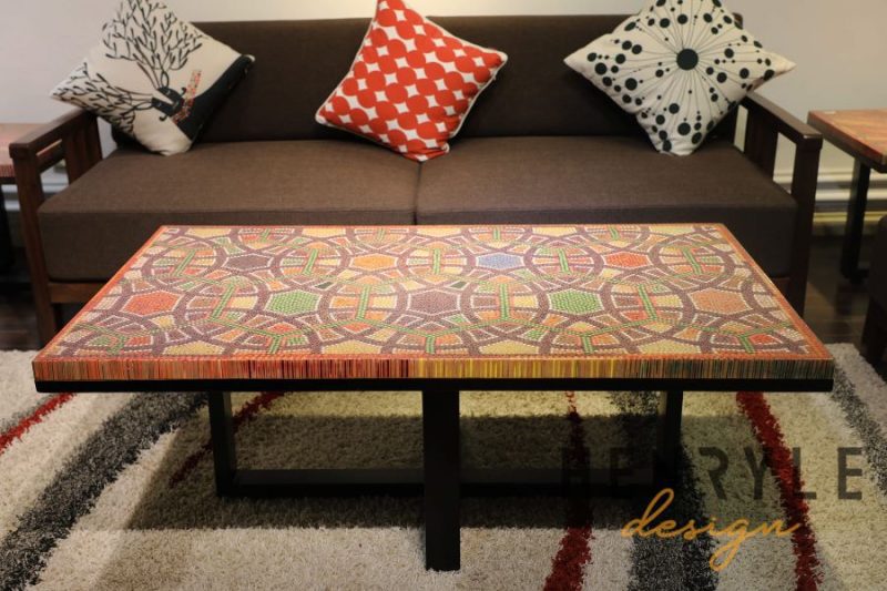 Infinity and Beyond Colored-Pencil Coffee Table 12