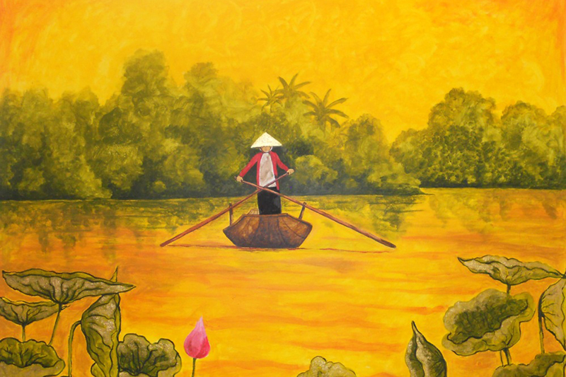 Vietnamese Silk Paintings Origin Material Technique