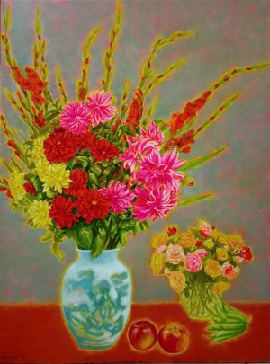 The Essence of Spring Acrylic painting by artist Duy Quyen