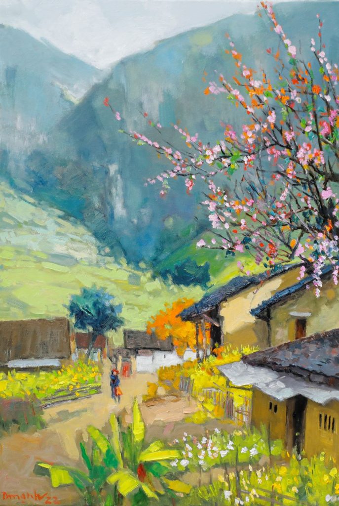 Artist Lam Duc Manh - Vietnamese Oil Paintings - Nguyen Art Gallery