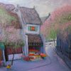 The Old Quarter - Vietnamese Acrylic Painting by Artist Nguyen Lam